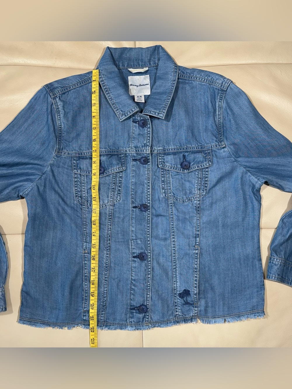 Tommy Bahama Chambray O’Lei Shirt Jacket - Picture 10 of 16